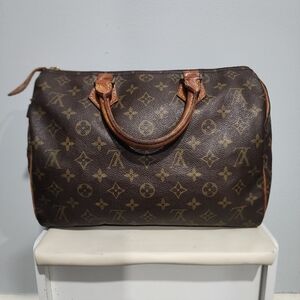 Vintage Louis Vuitton Monogram Speedy 30 HandBag